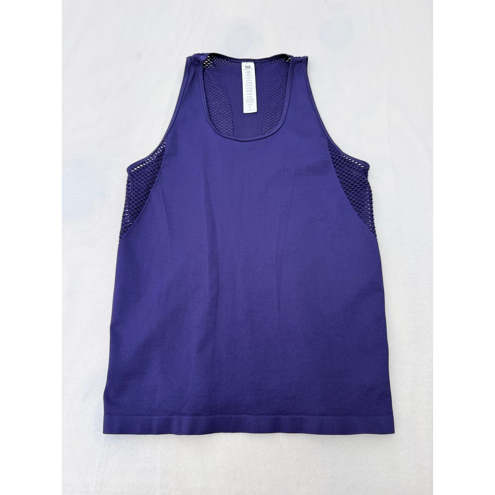 Fabletics Purple Seamless Mesh Racerback Tank Top TK1828764 Women Large